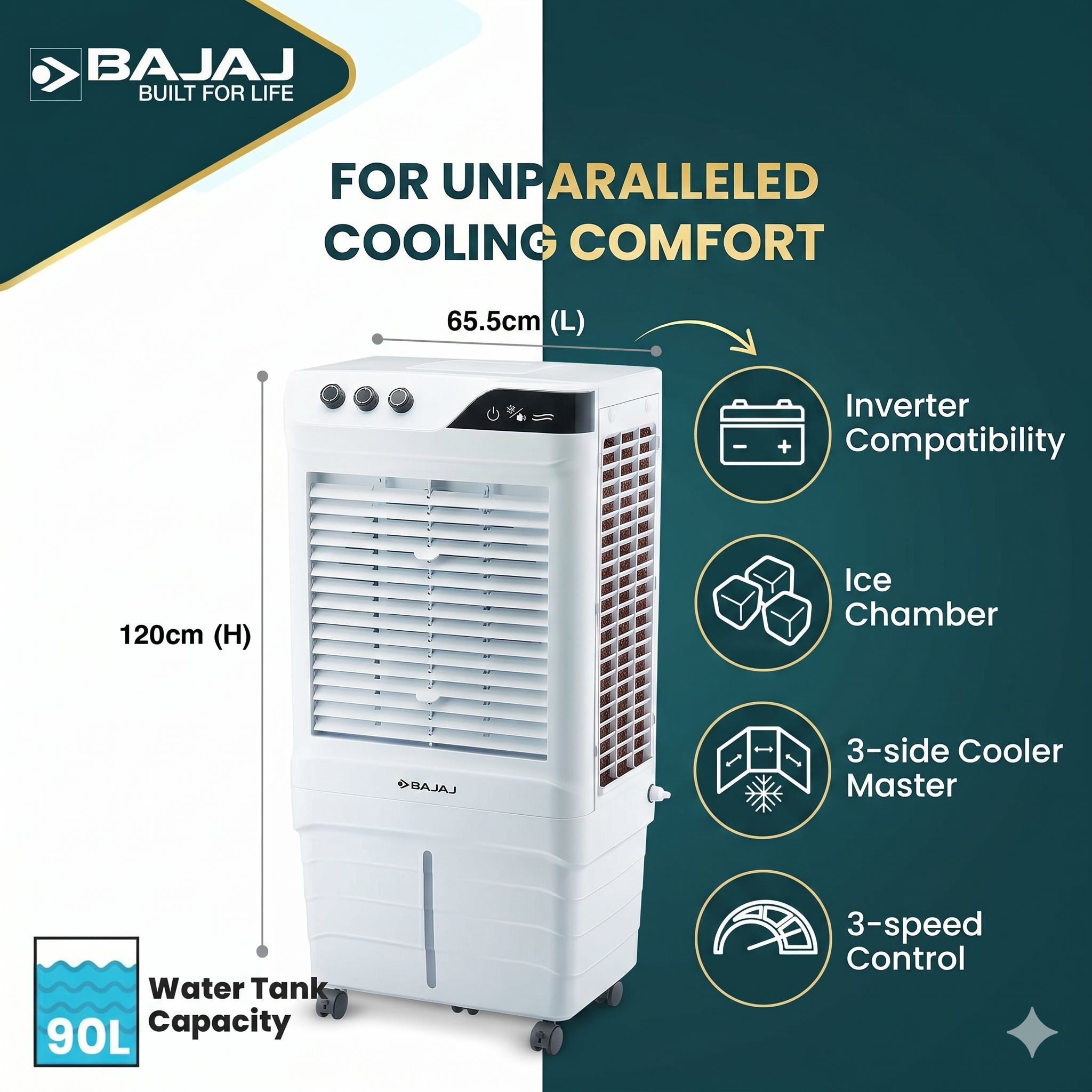 Top Rated Air Cooler for Large Room Under ₹12000