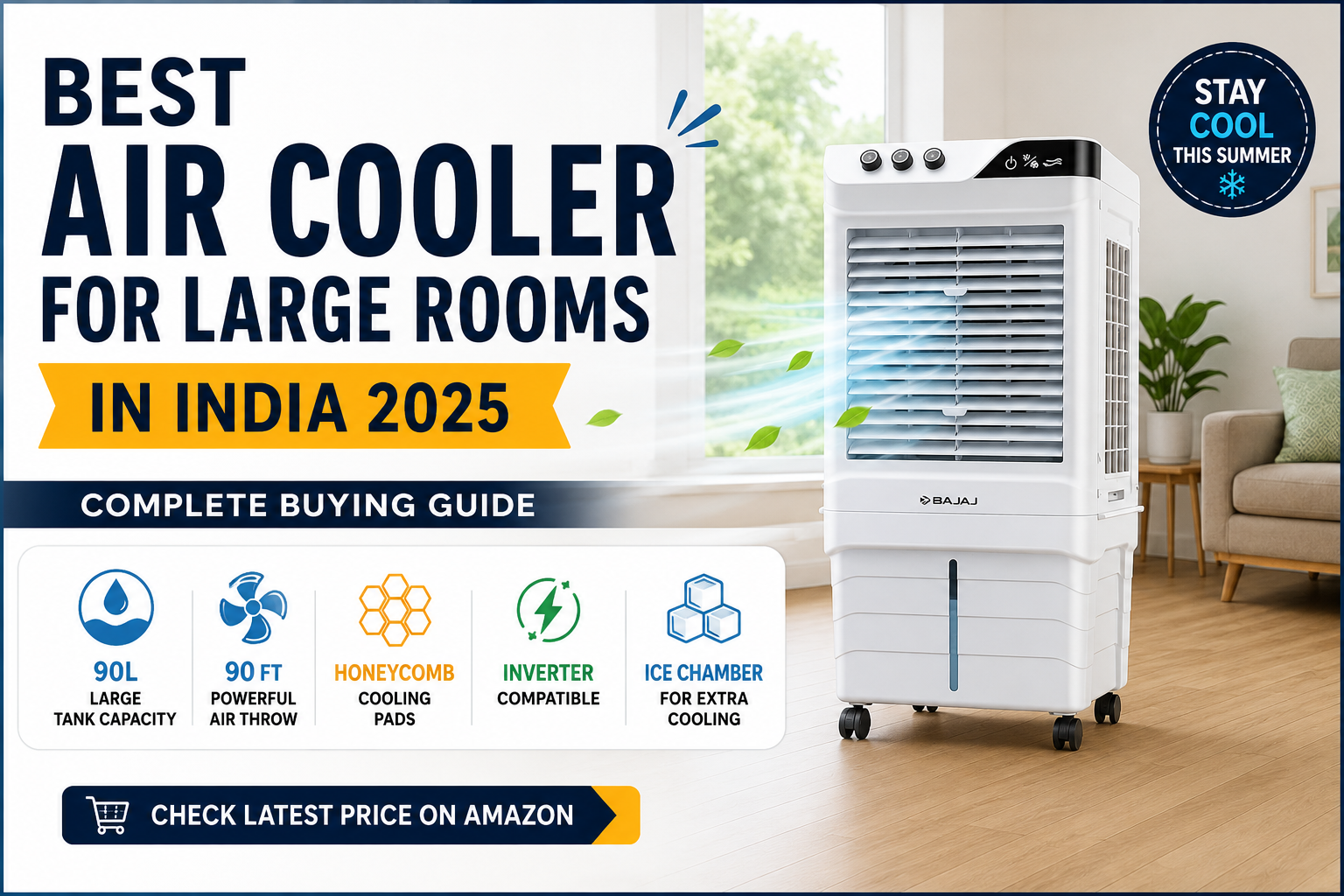 Bajaj DMH 90 Neo 90L Desert Air Cooler Review 2025